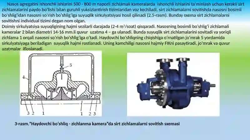 Nasos sexining yordamchi tizimlari 4