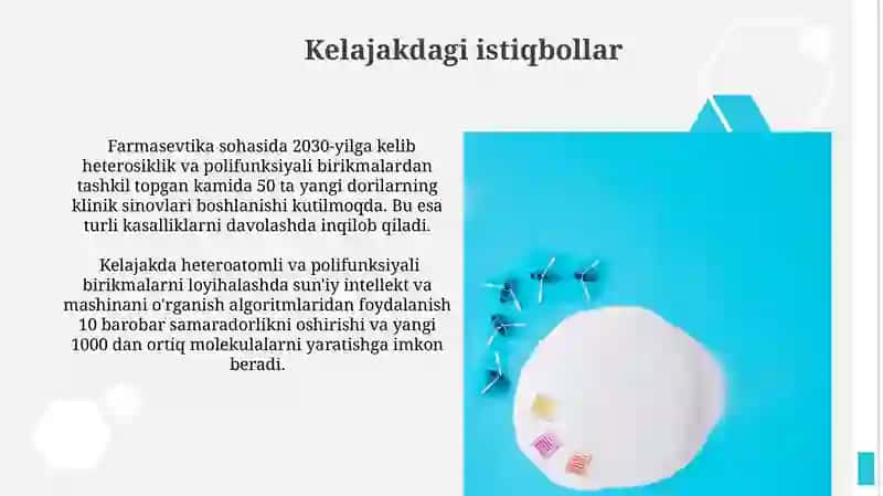 Getero va polifunksional birikmalar 4