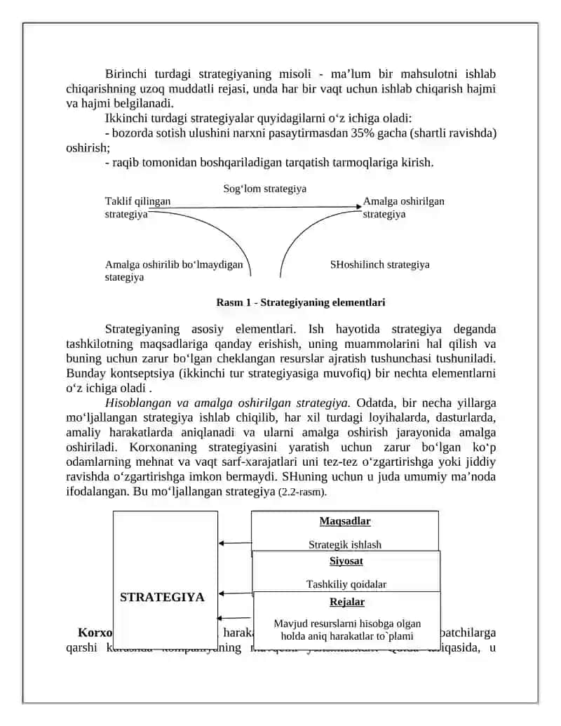 Sanoat korxonalarini rivojlantirish strategiyasini shakllantirish 4