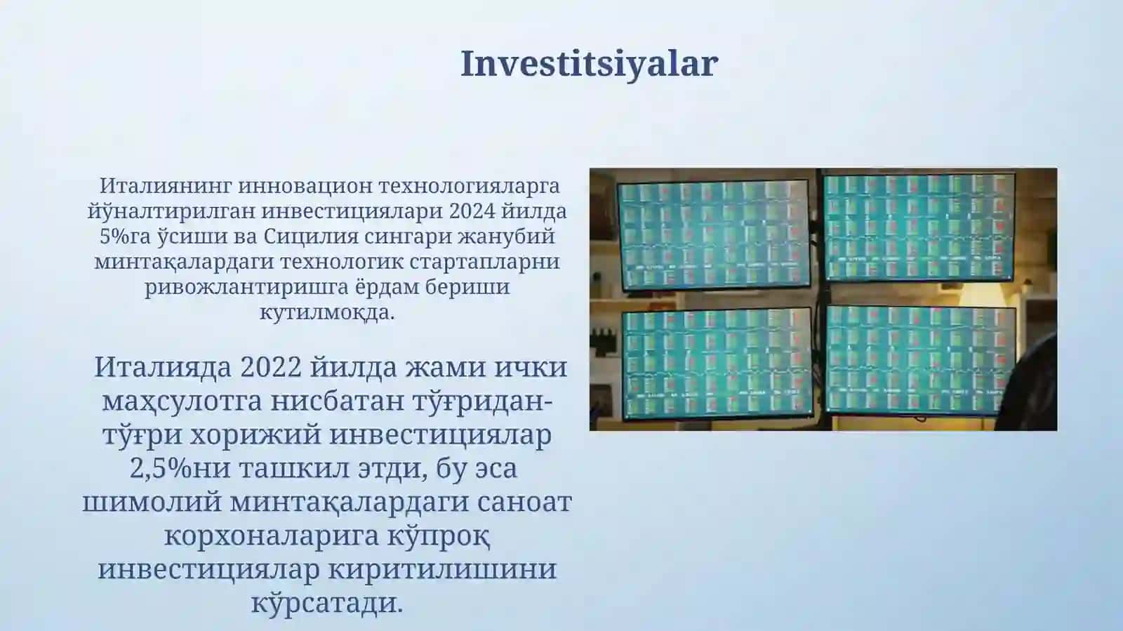 Italiya makroiqtisodiy koʻrsatkichlari 4