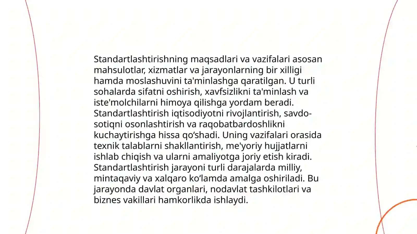 Kompleks standartlashtirish va o'zaro almashinuvchanlik 4