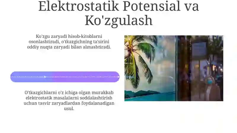 Chiziqli Zaryad va Tekis O'tkazgich 4