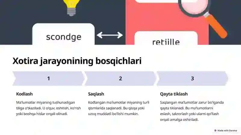 Xotira rivojining asosiy omillari va shart-sharoitlari 4