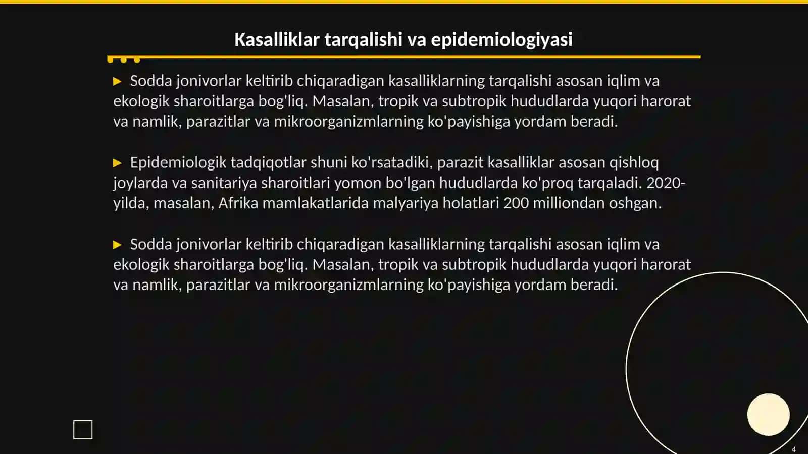 Sodda jonivorlar keltirib chikaruvchi kasalliklar va ularni laboratoriya diagnostikasi 4