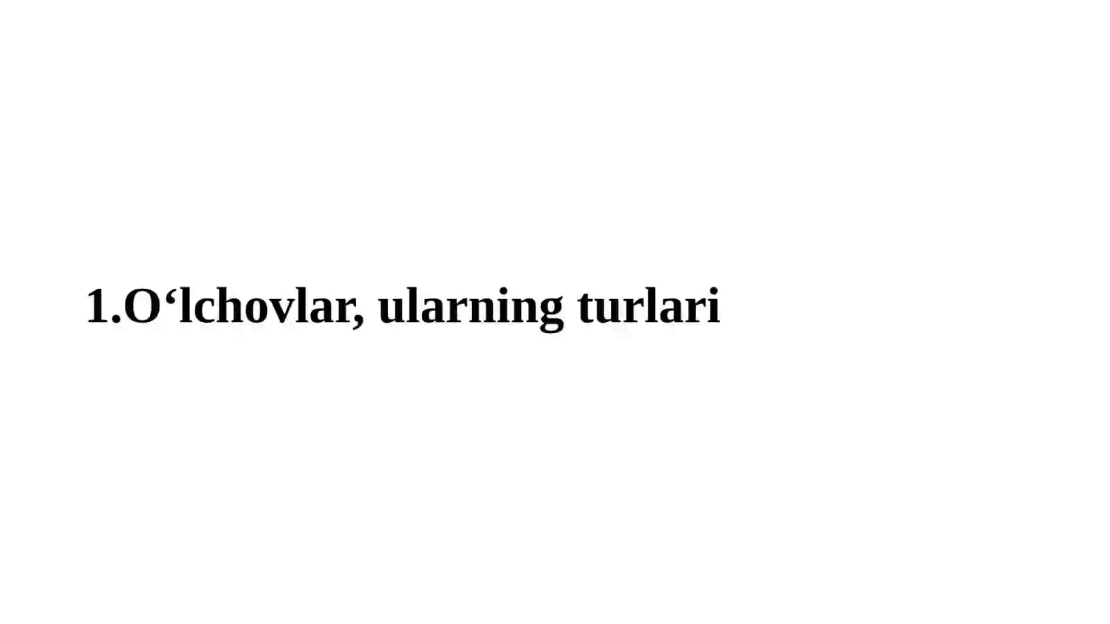 O‘lchash vositalari 4