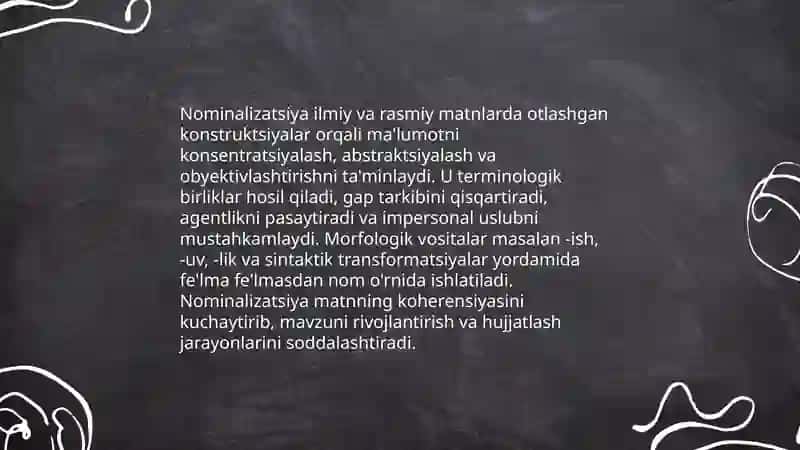 Ilmiy uslub va rasmiy-idoraviy uslublarning leksik-grammatik xususiyatlari 4