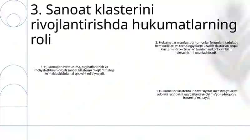 Sanoat Klasterlarini Rivojlantirishning Ilg’Or Mamlakatlar Tajribasi 4