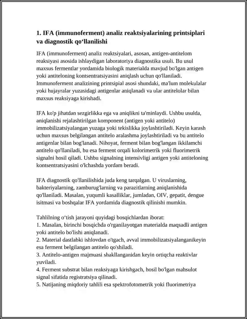 IFA-IMMUNOFERMENT ANALIZ REAKSIYALARI 4