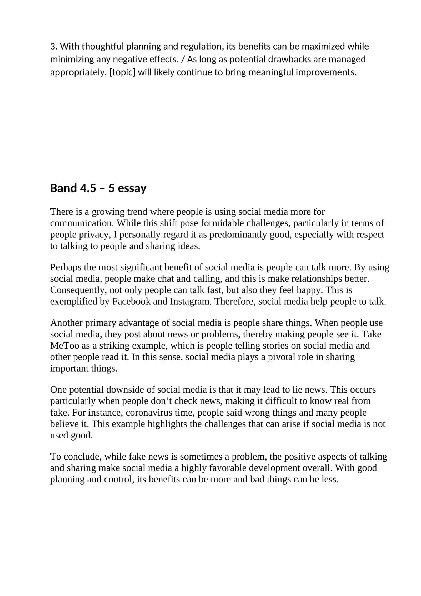 IELTS Task 2: Overweigh Essay 4