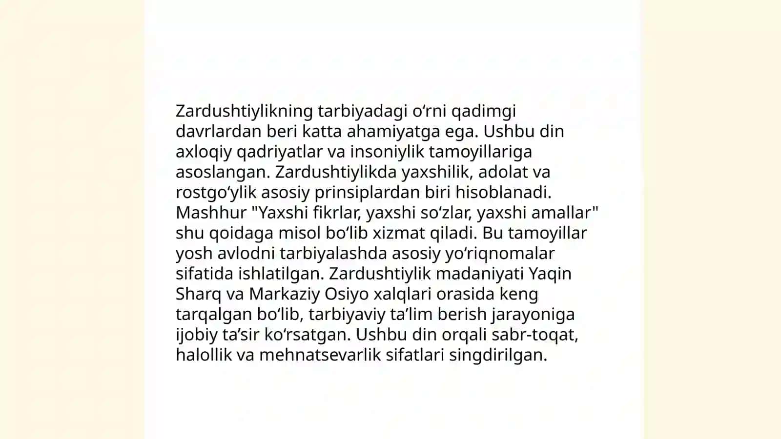 Ilk oʻrta asrlarda Markaziy Osiyoda manavit tarbiya masalari 4