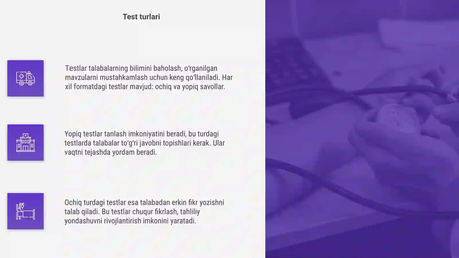 Testlar 4