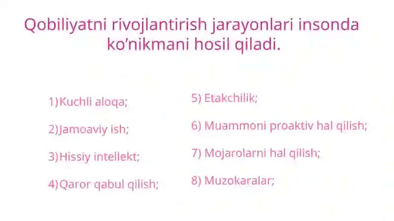 SHAXS QOBILIYATINING RIVOJLANISHIGA TA’SIR QILUVCHI OMILLAR 4