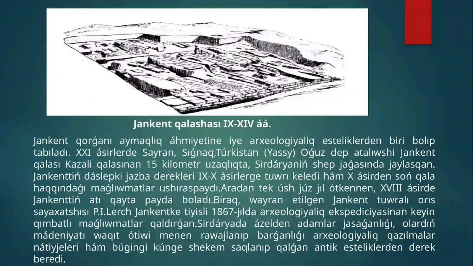 Arxeologiya bag`dari 3-kurs studenti Qalibaev O`mirbaydin 4