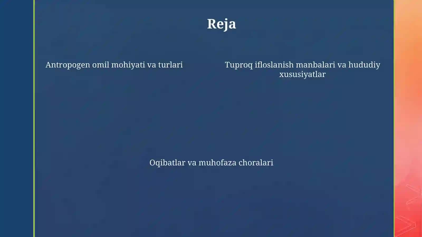 Hududlarda tuproq ifloslanishiga antropogen omilning taʼsiri 4