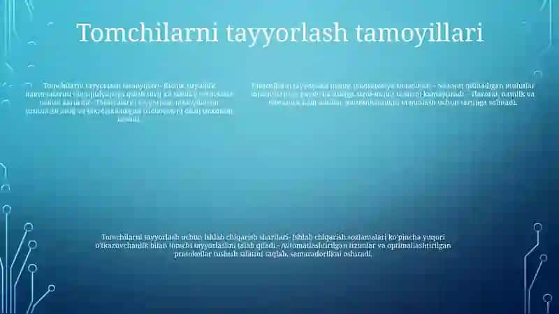 Tomizg`Ilarni Laboratoriya Va Ishlab Chiqarish Sharoitida Tayyorlashni O`Rganish 4