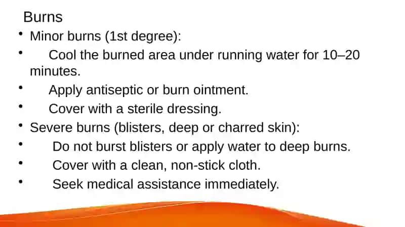 Research and present common first aid procedures 4