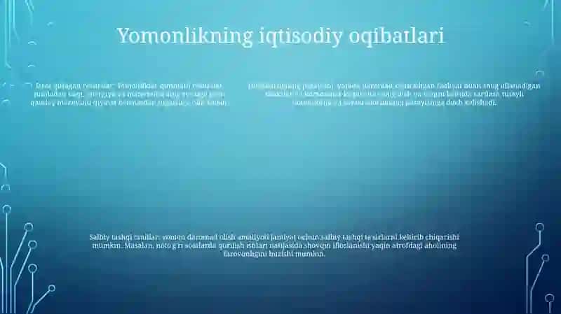 Bad Larning Ishlatilishidagi Nazorat 4