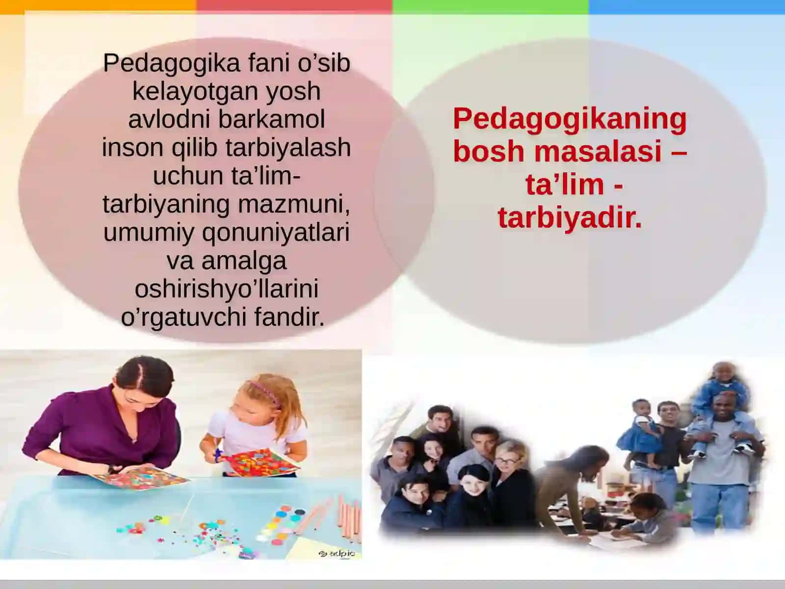 «Boshlang’ich ta’lim pedagogikasi» fanning ahamiyati va uni o’rganishning zarurligi 4