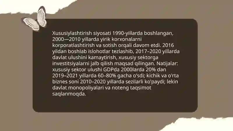 Òzbekistonda bozor munosabatlarining rivojlanishi 4