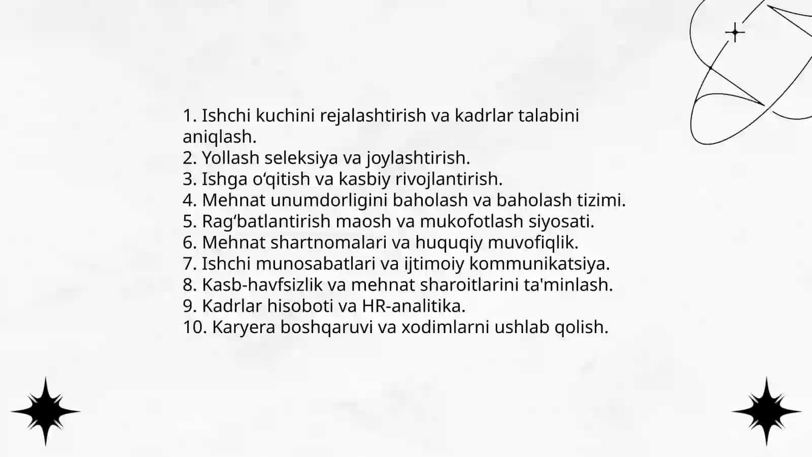 Inson resurslarini boshqarishning mazmuni va vazifalari 4