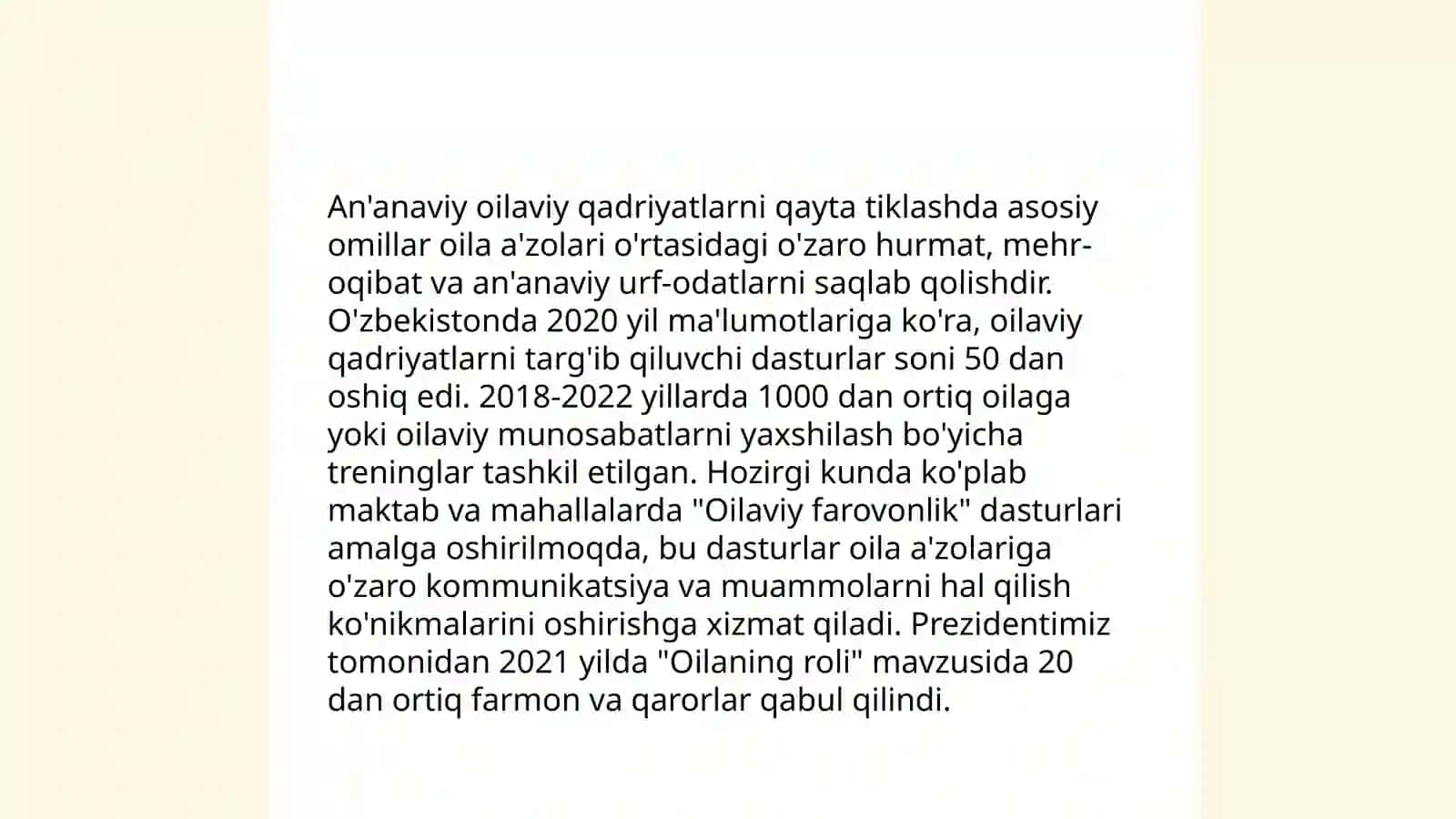 Milliy tarbiyaviy qadriyatlarni tiklanishi va zamonaviylashuvi 4