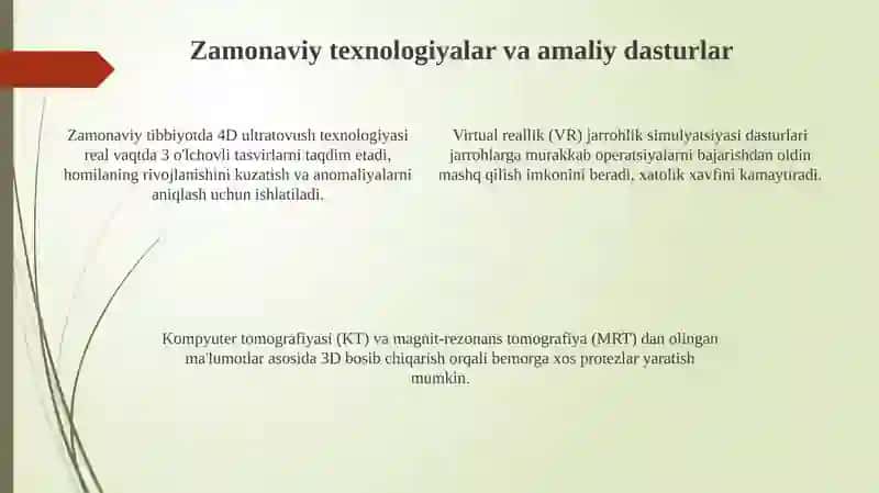 Tibbiyot sohasida kompyuter grafikasi 4