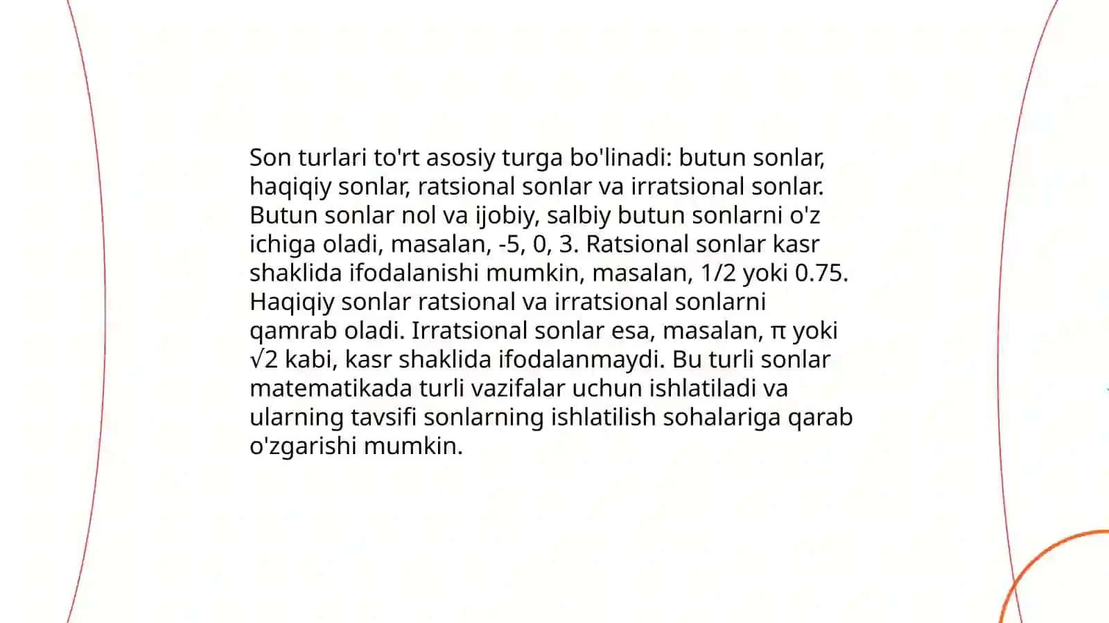 Son sôz turkumi.Sonning ma'no turlari 4