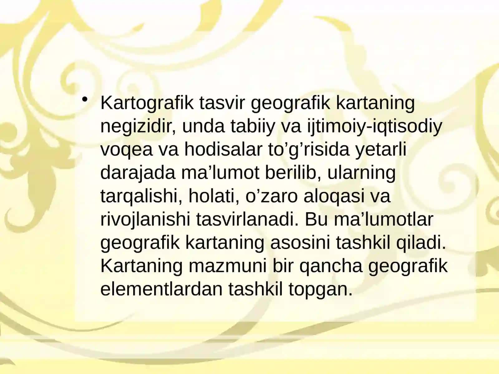 8-sinf Geografiya fanidan Ijtimoiy-iqtisodiy xaritalar dars taqdimoti 4