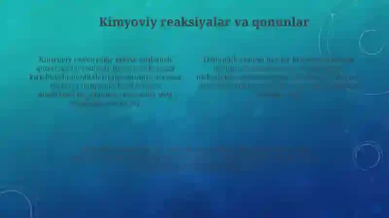 Dastlabki kimyoviy tushuncha va qonunlar mavzusi bo‘yicha tajribalar 4