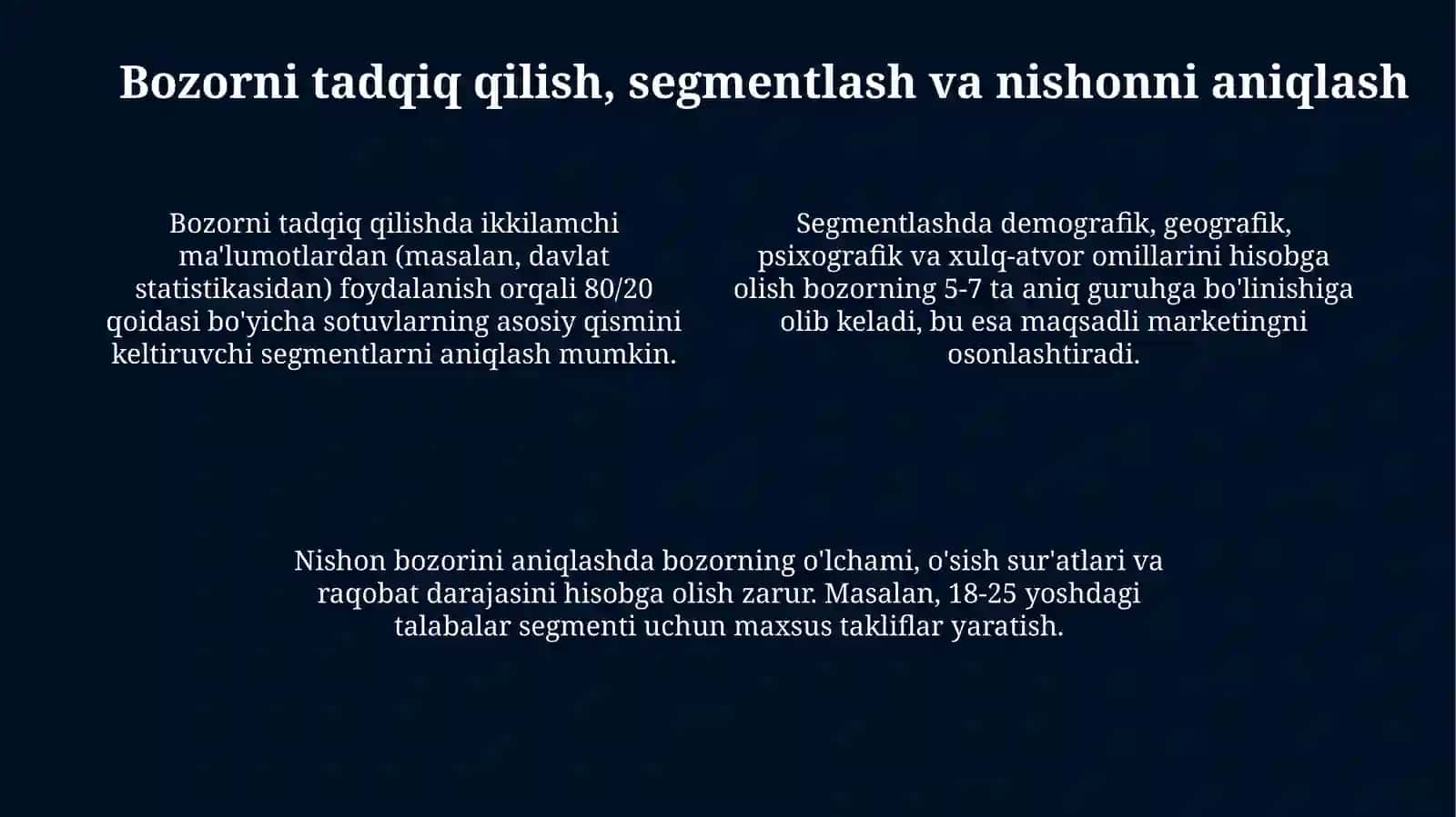 Marketing Funksiyalari Vazifalari va tamoyili 4