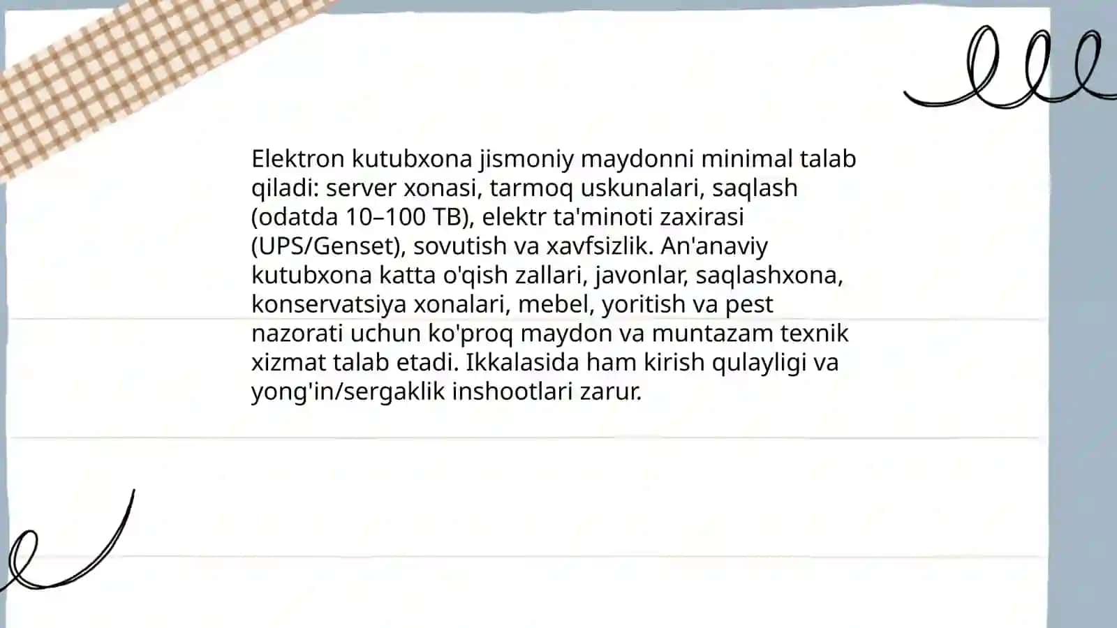 Elektron kutubxona va ananaviy kutubxona farqi 4