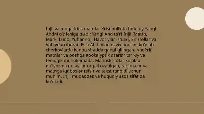 Xiristian dini 4