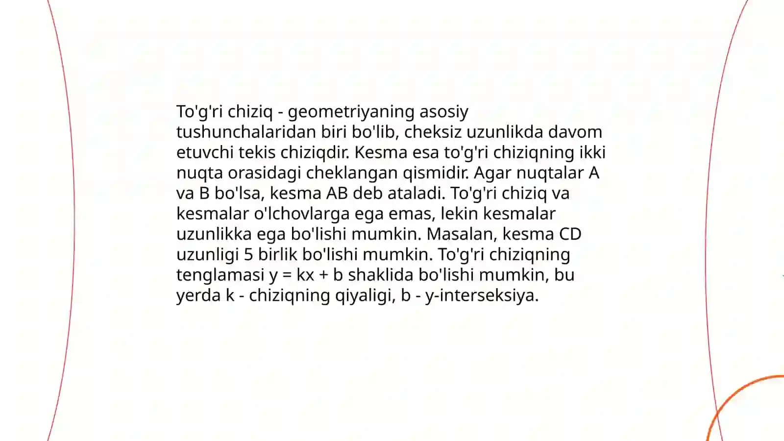 Iplarning geometrik xossalari 4