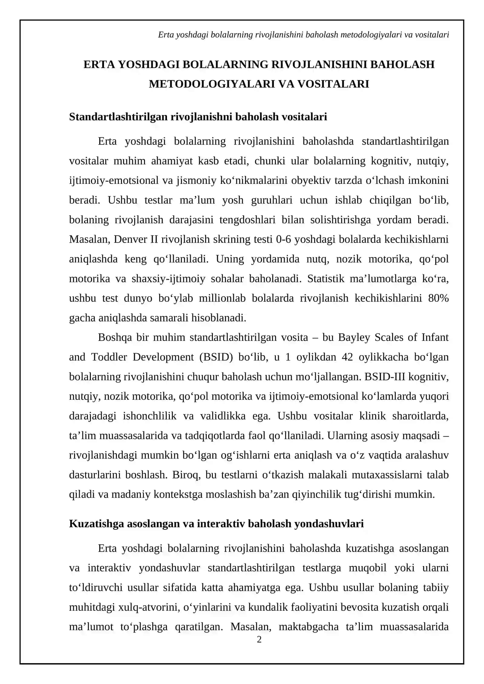 Goʻdaklar va maktabgacha yoshdagilarni testdan oʻtkazish 4