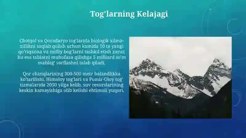 Tog'larning Geologik Tarkibi 4