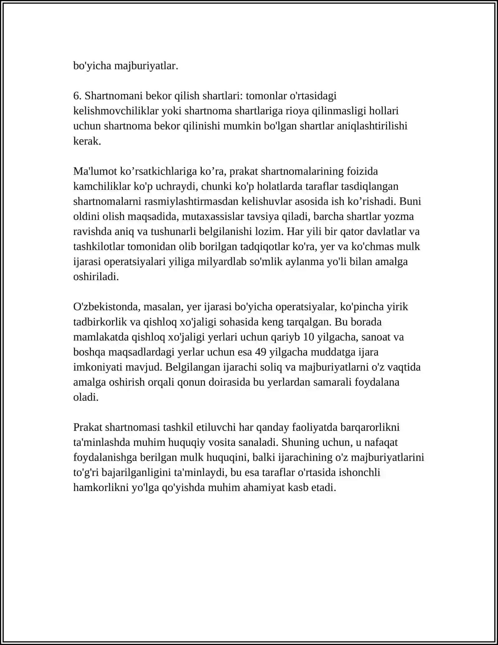 FUQAROLIK HUQUQIDA PRAKAT SHARTNOMASI 4