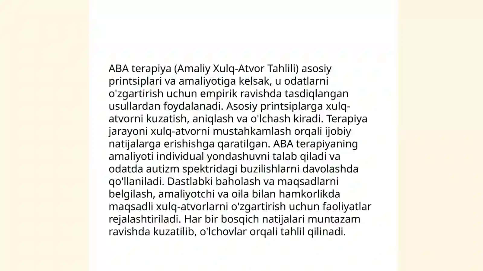 ABA terapiya - Autizm sindromli bolalar uchun samarali yondashuvmi? 4