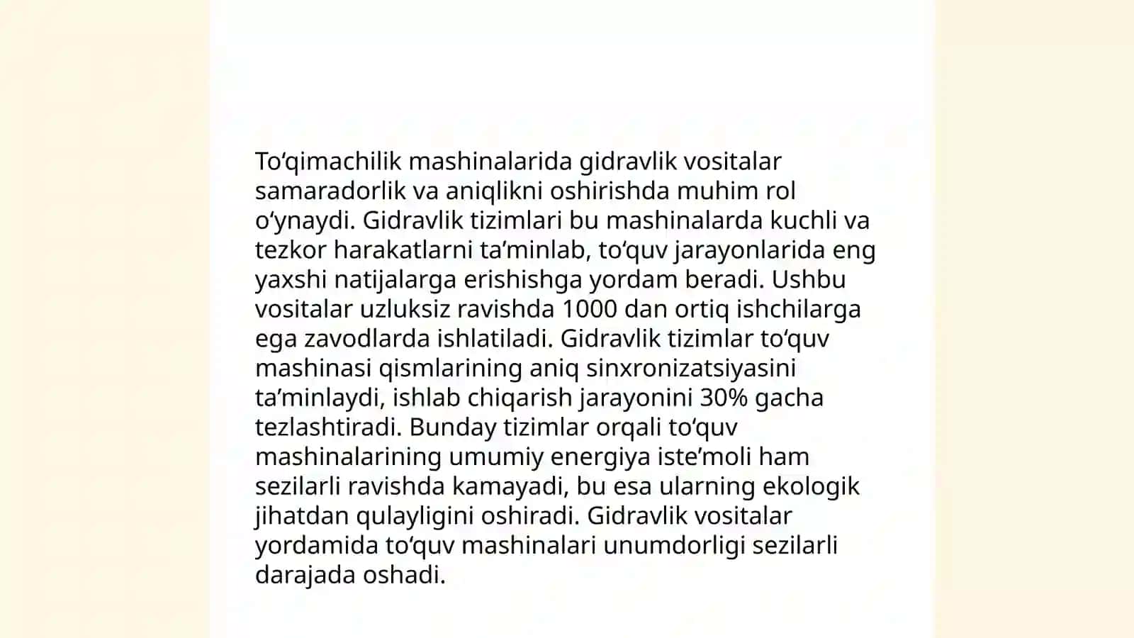 Gidravlik toquv mashinalarining puxtaligi 4