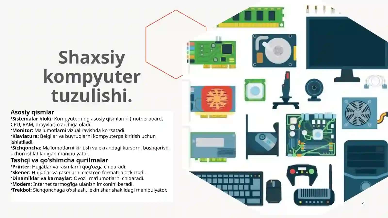 Shaxsiy kompyuterning tuzilishi va arxitekturasi 4
