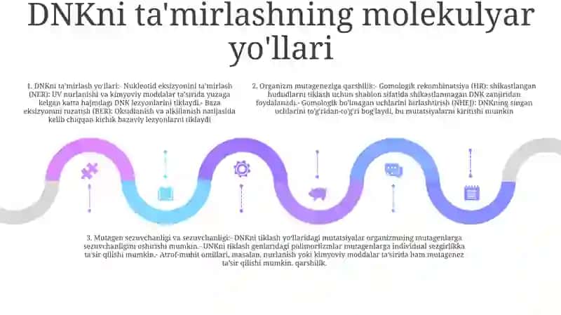 Organizmning Mutagen Ta'Sizga Chidamliligi 4