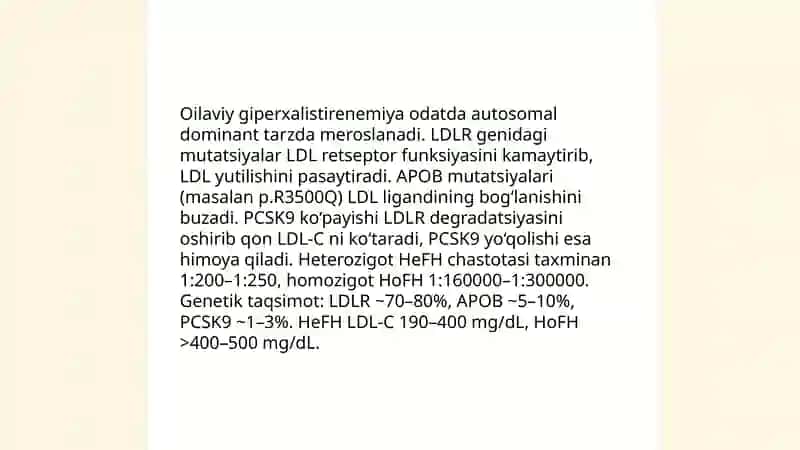 Oilaviy Giperxalistirenemiya, Dizmetabolik Nefropatiya, Qonning Nasliy Gemofiliya Kasalliklari 4
