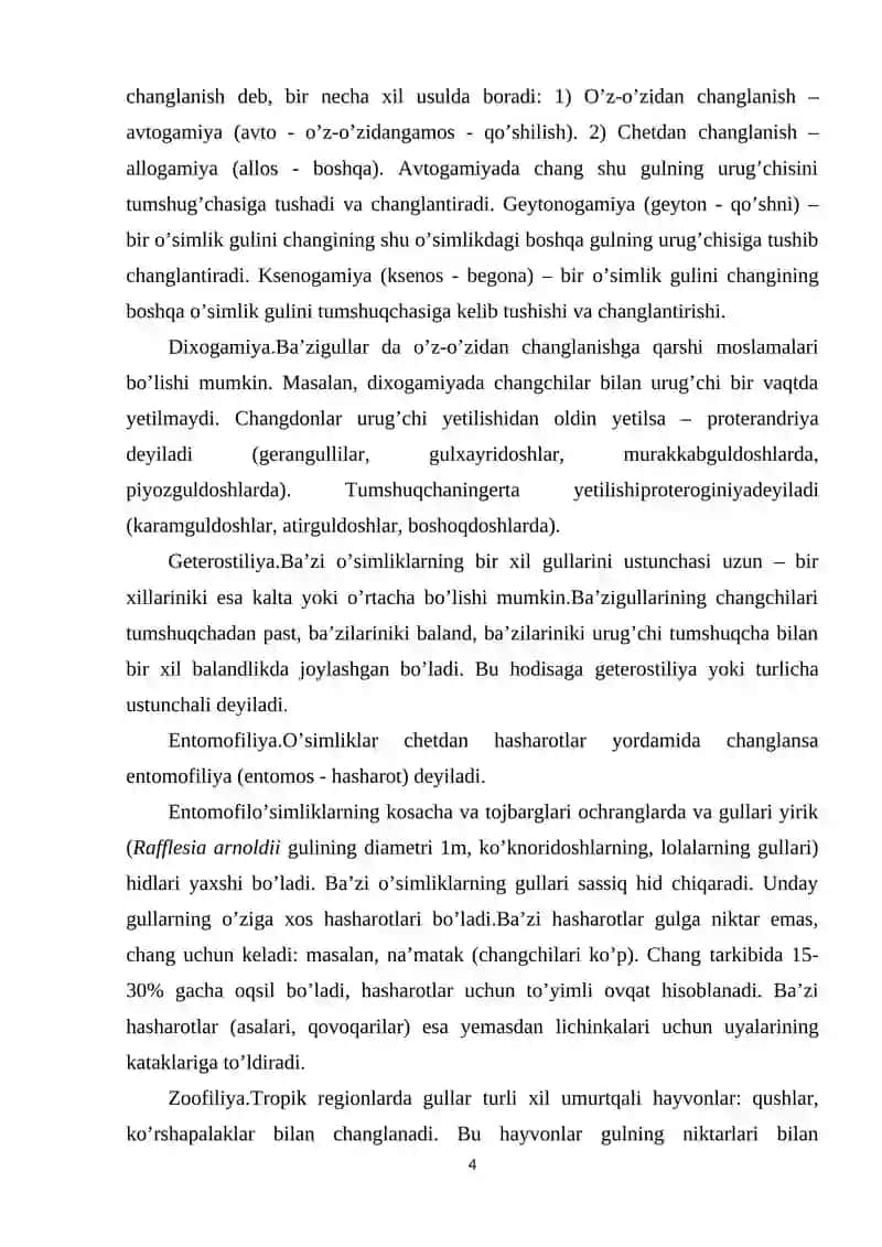 QO’SH URUG’LANISHNING BIOLOGIK AHAMIYATI 4