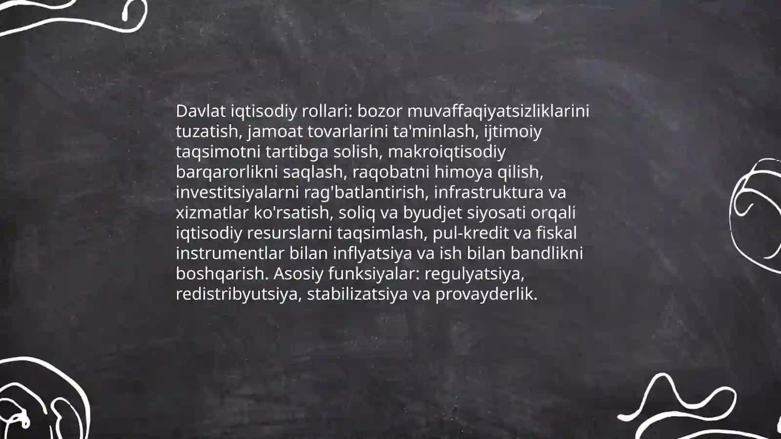 Davlat iqtisodiy siyosatining mohiyati va uning rivojlanish yonalishlari 4