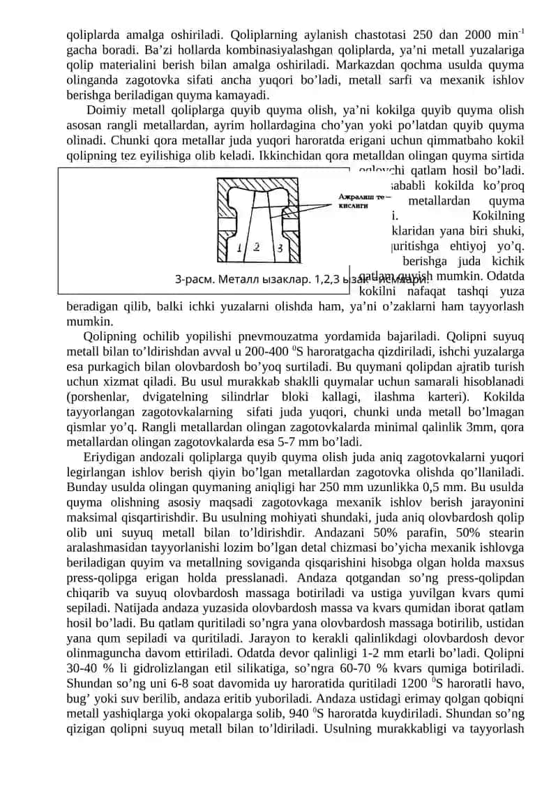 Zagotovka turlari va ularni olish usullari 4