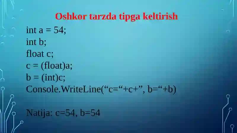 Oshkor ta'rifini qo'shish 4