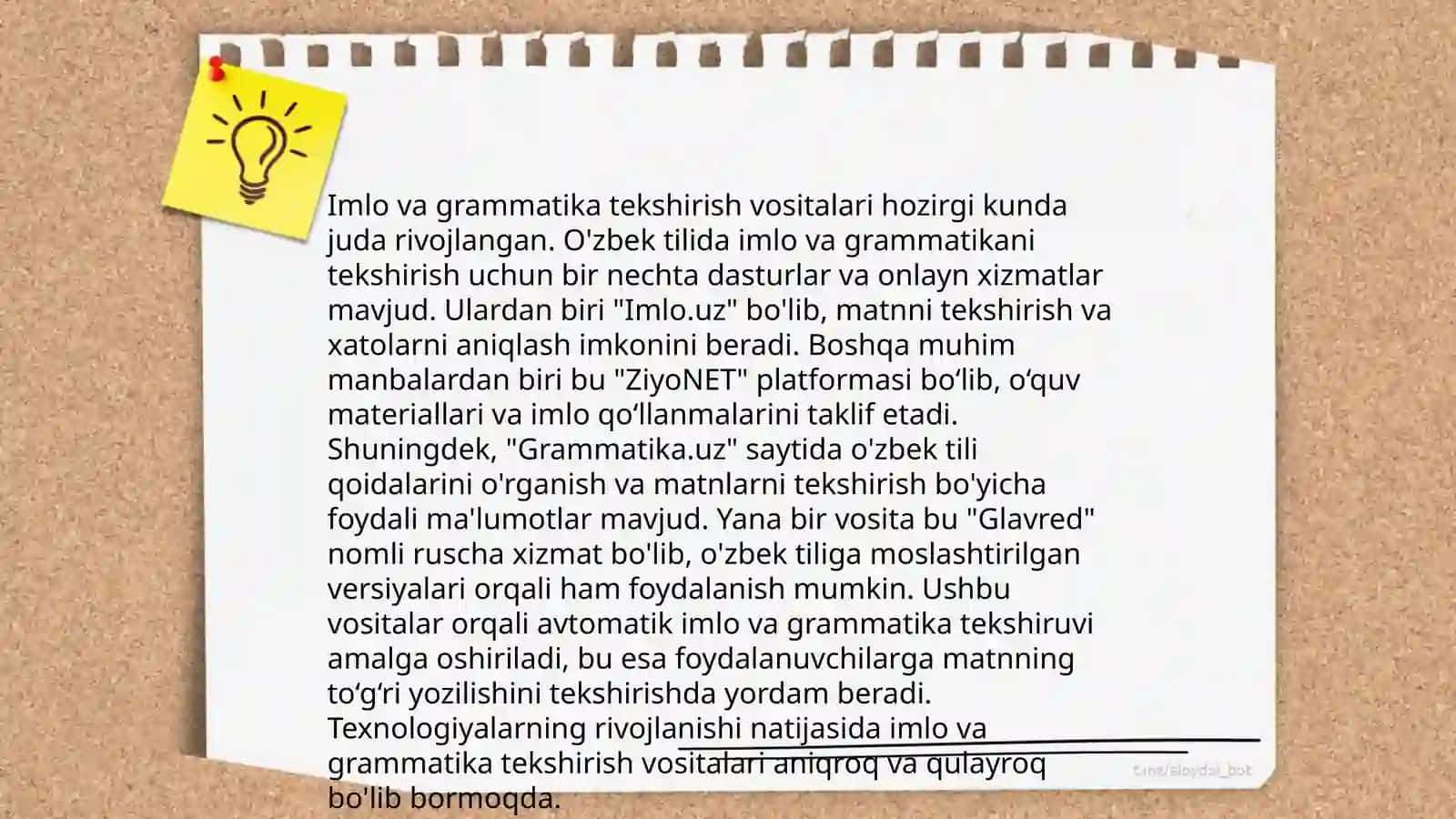 Matnli malumotlarni qayta ishlash dasturining (word) imkoniyatlari 4