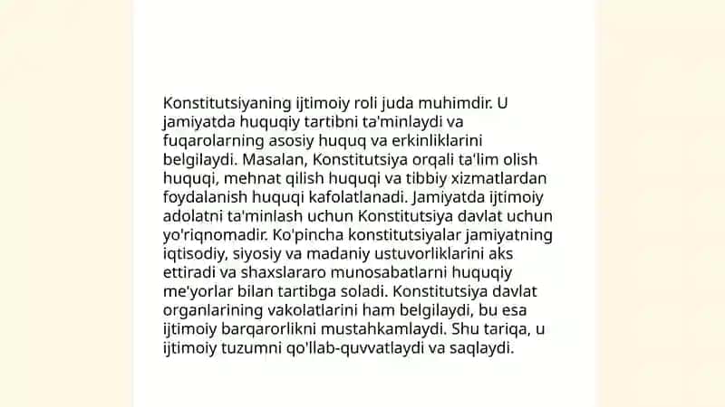 Konstitutsiya tushunchasi, Konstitutsiya tarixi. Konstitutsiyaning prinsiplari va funksiyalari 4