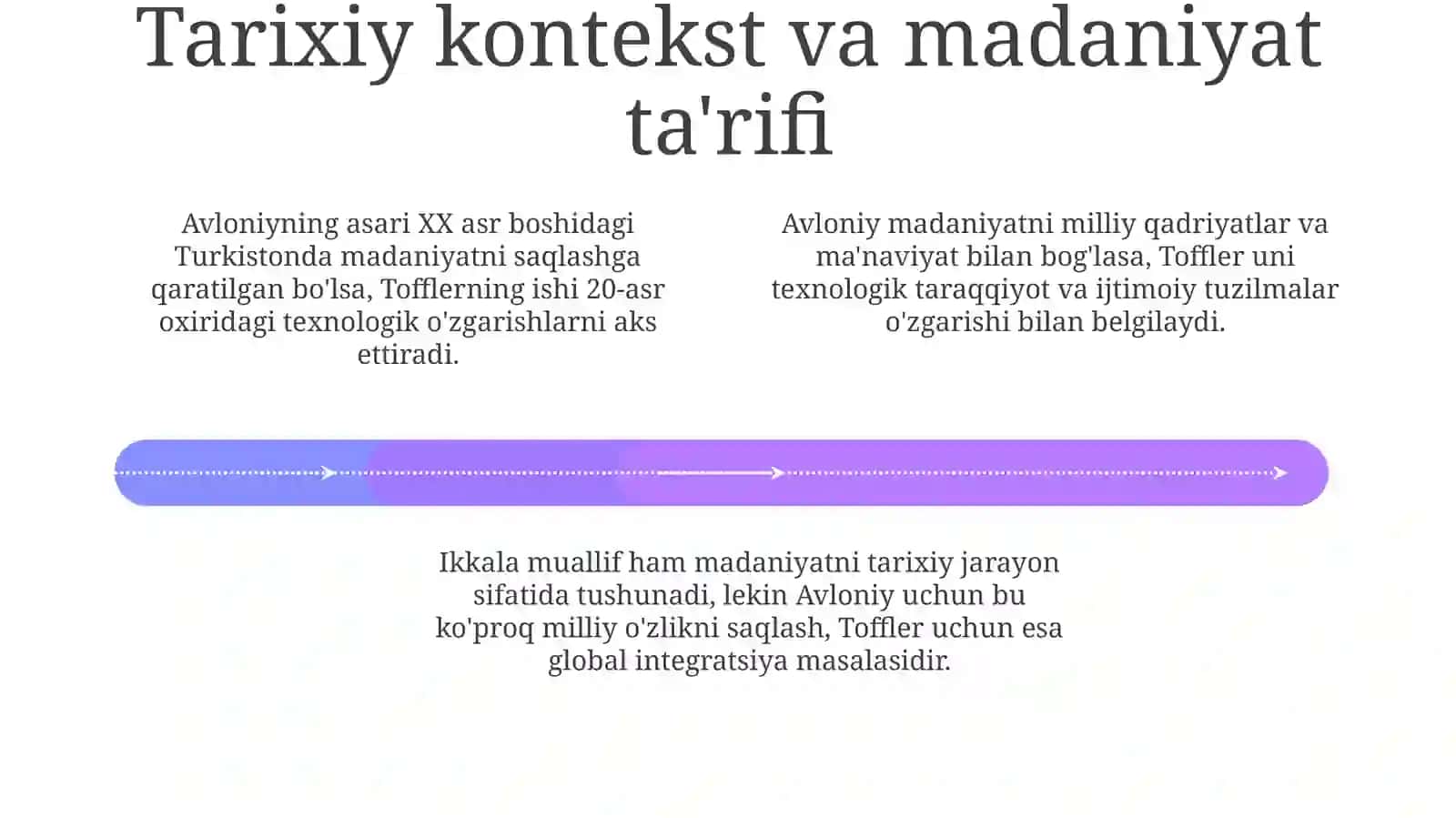 Avloniyning "Madaniyat toʻlqinlari" va E. Tofflerning "Uchinchi toʻlqin" asari qiyosiy tahlil 4