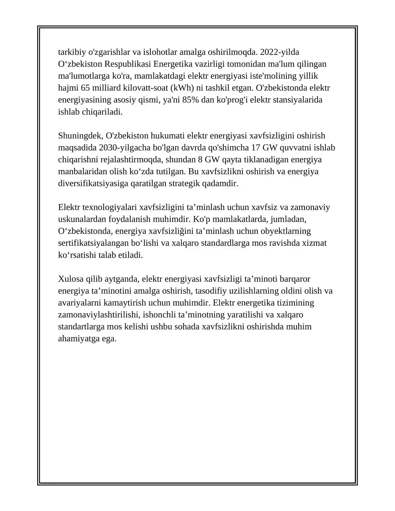 KATTA ENERGIYA VA BOSIM BILAN ISHLOVCHI USKUNA VA QURILMALARNI ISHLATISHDAGI XAVFSIZLIK TALABLARI 4