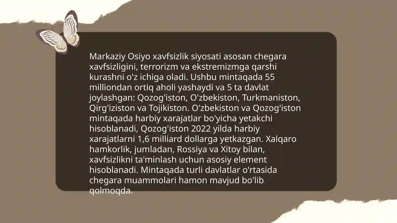 O‘zbekistonning mintaqaviy diplomatiyadagi roli 4